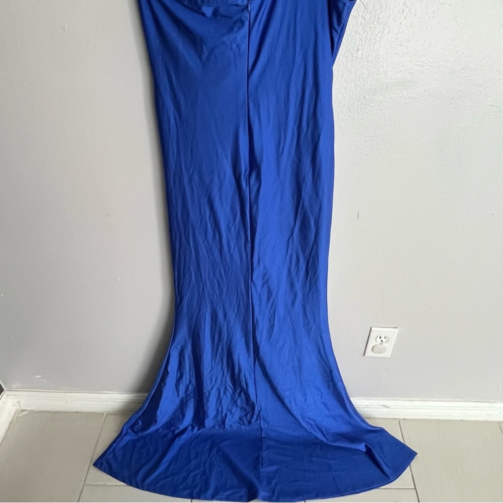 Fashion Nova “As You Know It” Royal Blue One Shoulder Gown - Picture 9 of 16